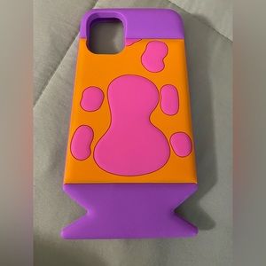 I Phone 11 Rubber Lava Lamp Case 🔥🩷🫧